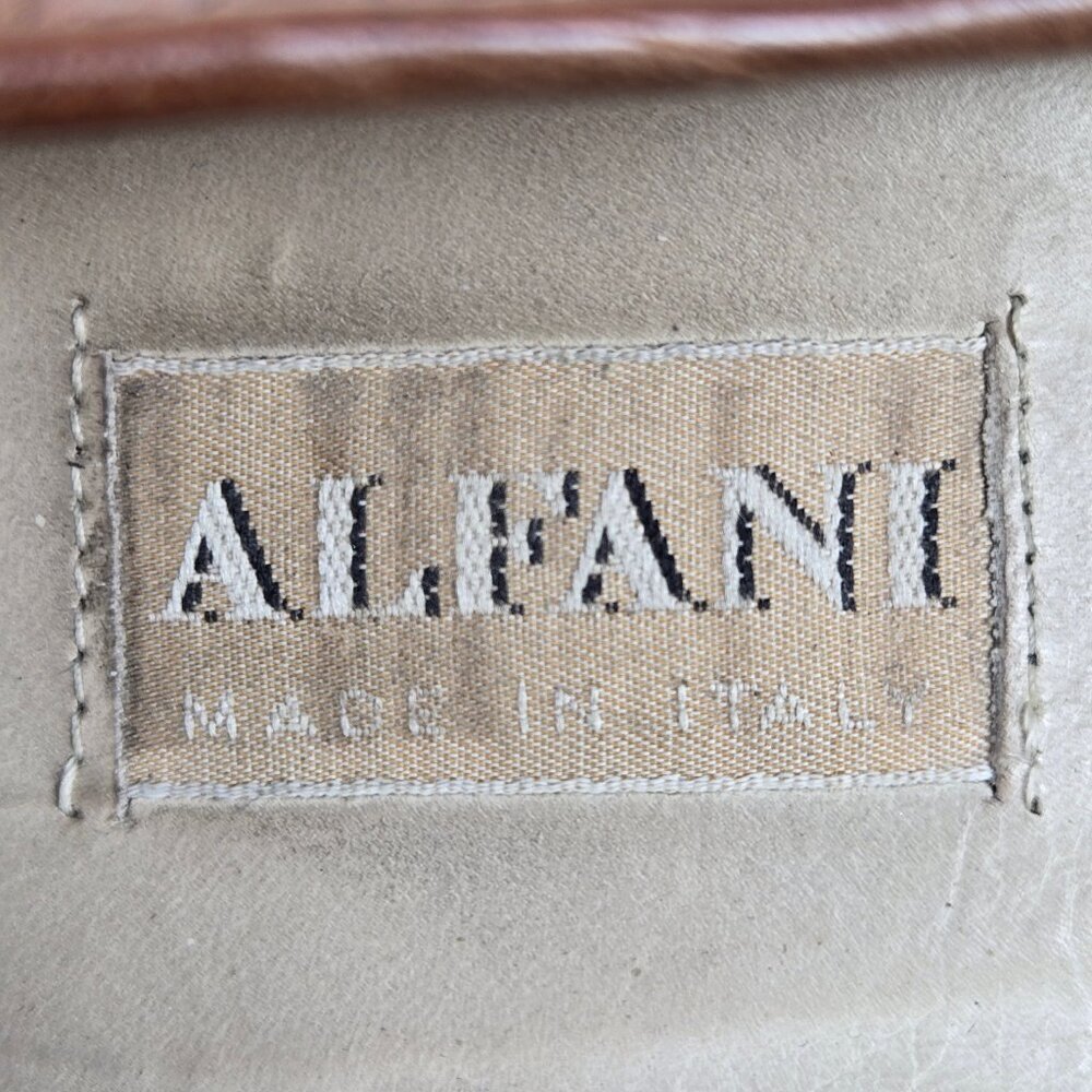Alfani US Women's Size 10 Brown Basketweave Loafer Almond Shaped Toe Slip On - Picture 11 of 13